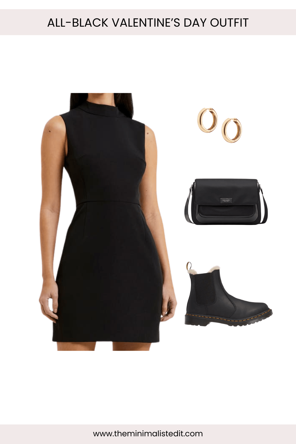 all-black valentine's day outfit